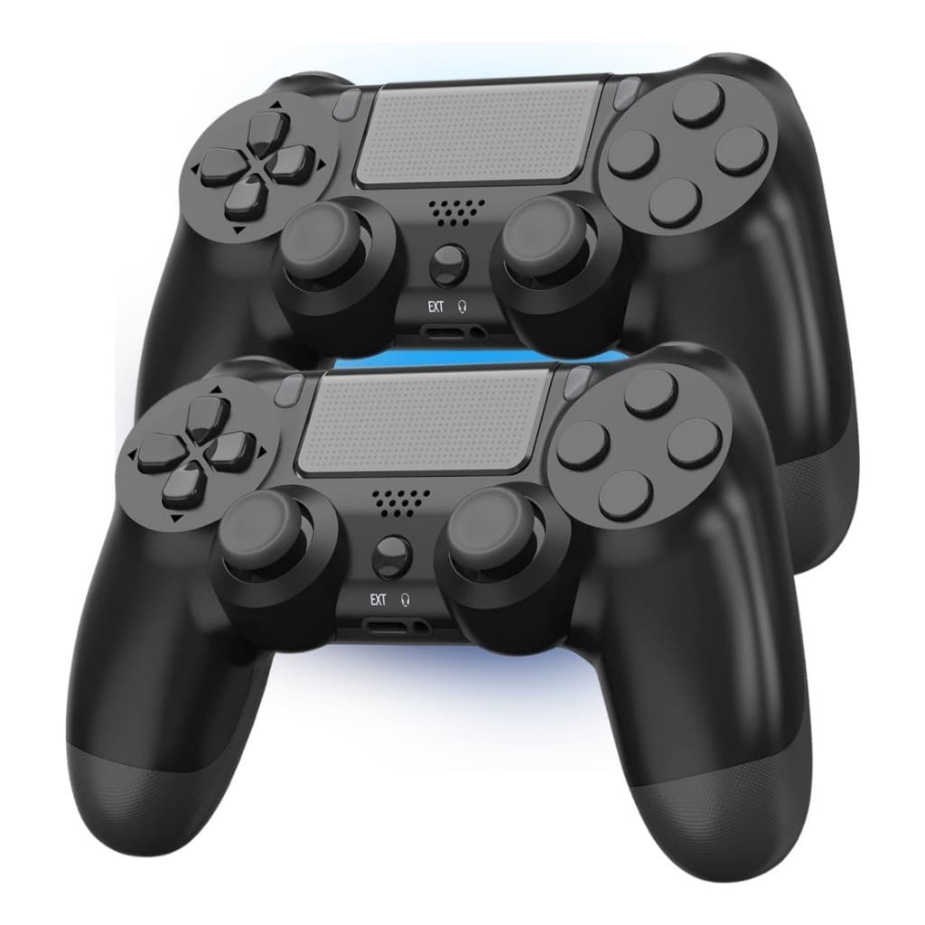 Controle Compatível PS4 Sem Fio Bluetooth Joystick Dual Shock Vibração Recarregável + Cabo USB Manete Jogos Video Game