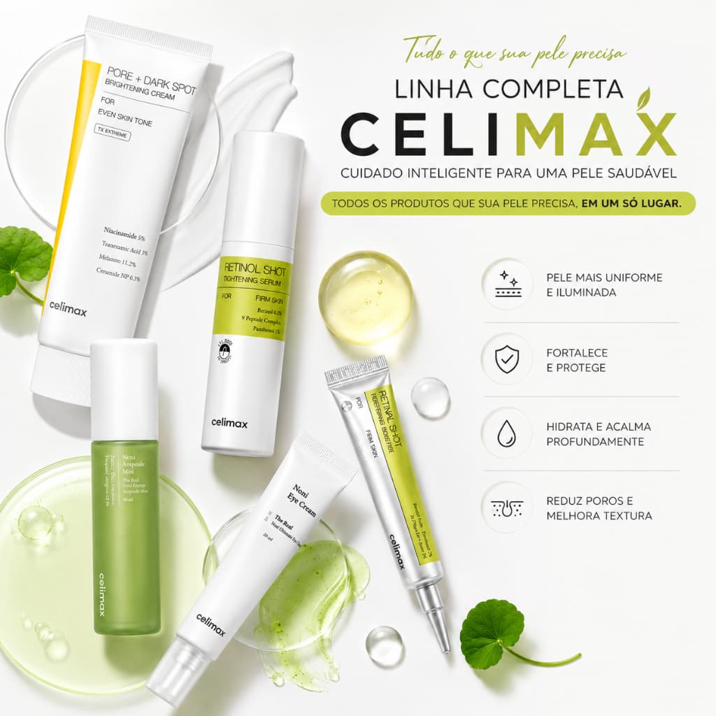 Celimax Original Qrcode Retinal Shot 0.1% Anti Rugas Anti Idade Lifting Firmeza Rejuvenescedor