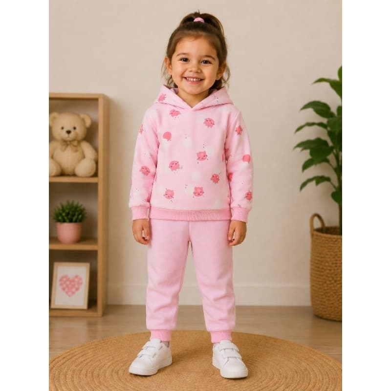 conjunto infantil de moletom com capuz,conjunto de moletom inverno,roupa infantil menina inverno,conjunto premium..