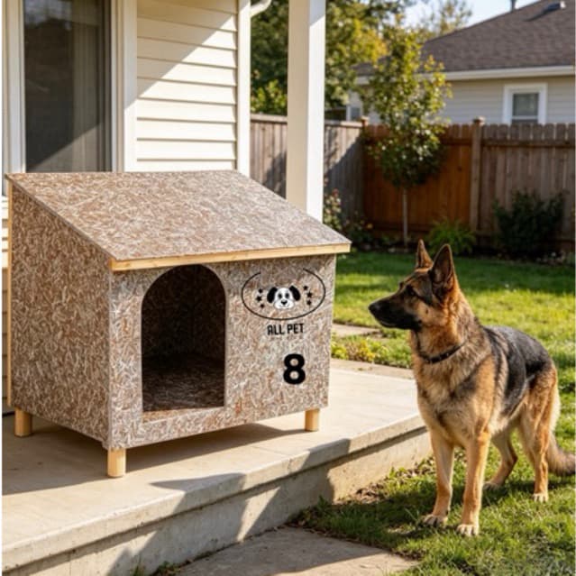 Casinha Ecologica modelo Edicula Para Cachorro Cães Casa N8 Pet Extra Grande