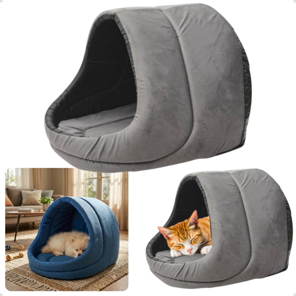 Cama Caminha para Cães e Gatos Toca Casinha Iglu Suede Premium Vários Tamanhos e Cores