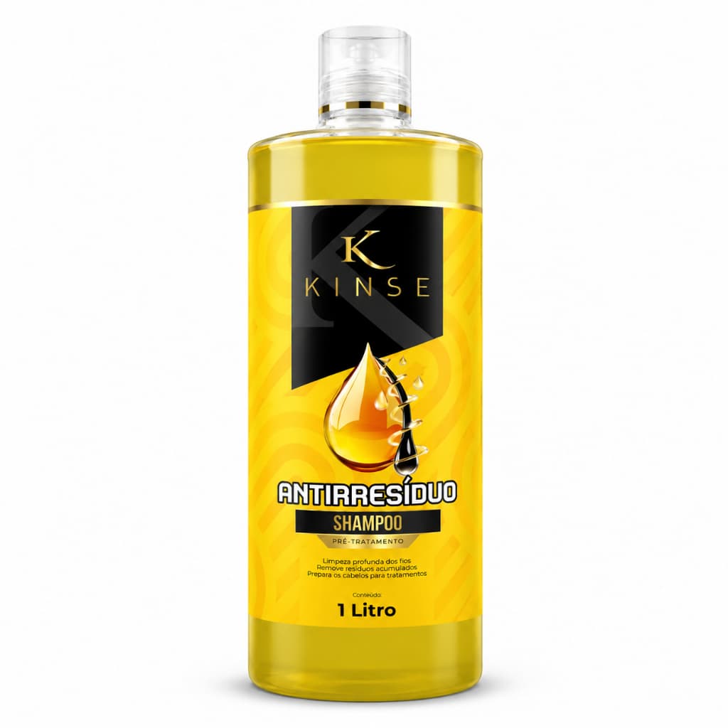 Shampoo Antiresiduo Limpeza Profunda Hidratante Kinse 1l