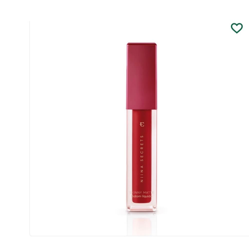 BATOM LIQUIDO MATTE NIINA SECRETS SKINNY MATTE VERMELHO HIBISCO 5ML