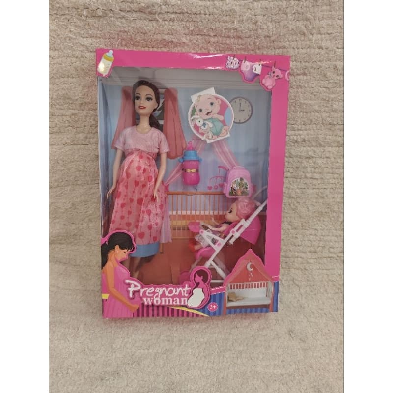 BONECA C/CARRINHO DE BEBÊ