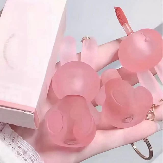 Batom Matte Coelhinho Chaveiro Fofo – Mini Batom