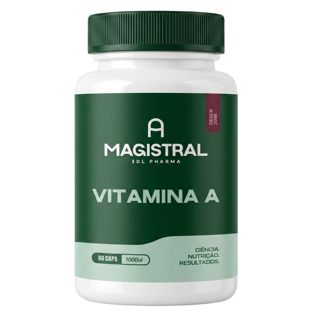 Vitamina A 1000ui Retinol Original Com Laudo A Magistral Vitaminas Suplementos