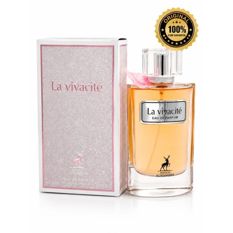 Perfume Árabe Feminino La Vivacité Maison Alhambra 100ml Original importado