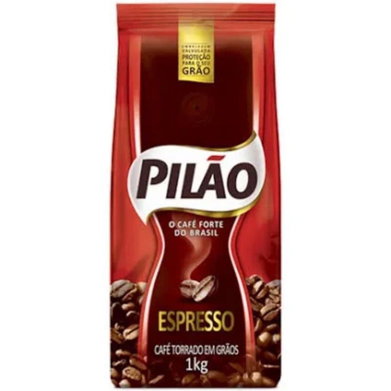 Pacote Café Pilão Espresso em Grãos 1Kg