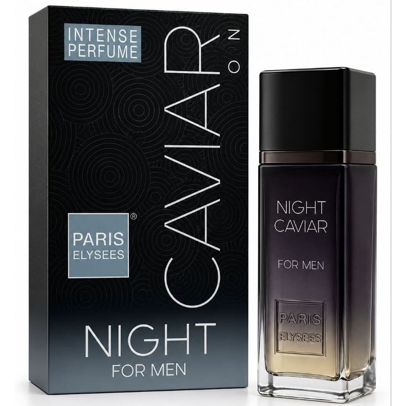 Perfume Importado Masculino Night Caviar 100ml Intense Fragrância Marcante e Sofisticada