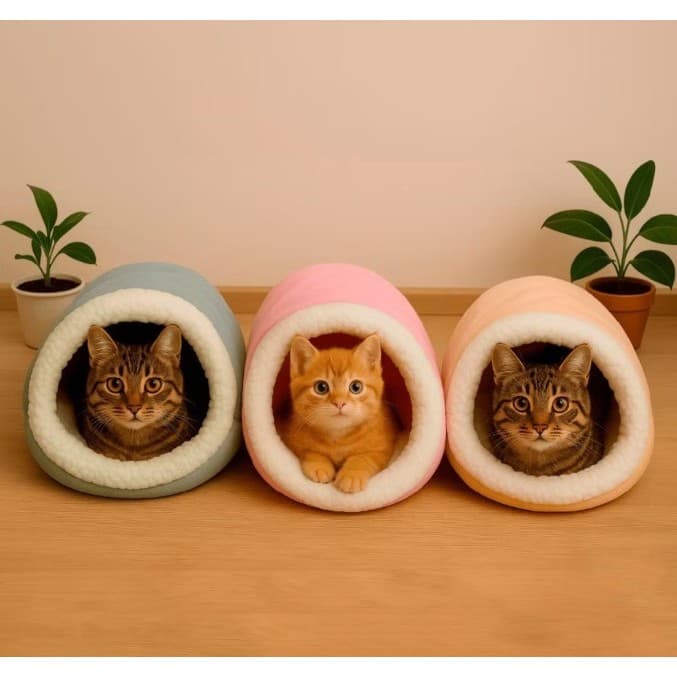 Toca Pet 50x40 Sherpa Aconchegante Cama Casinha para Cachorro e Gato Lavável Macia Antialérgica
