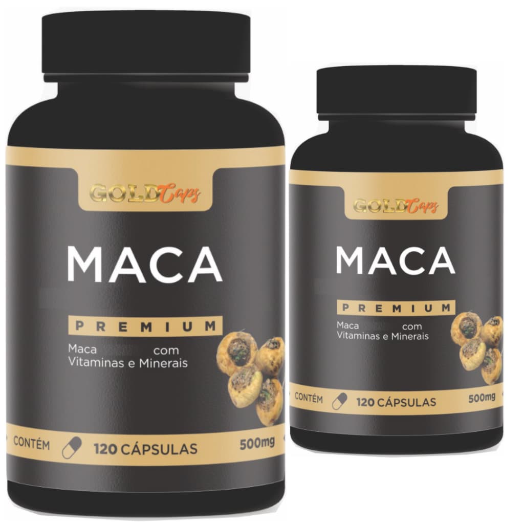 Suplemento Vitamina Mac   .a.  kit 2 frascos  x120 cápsulas  500mg