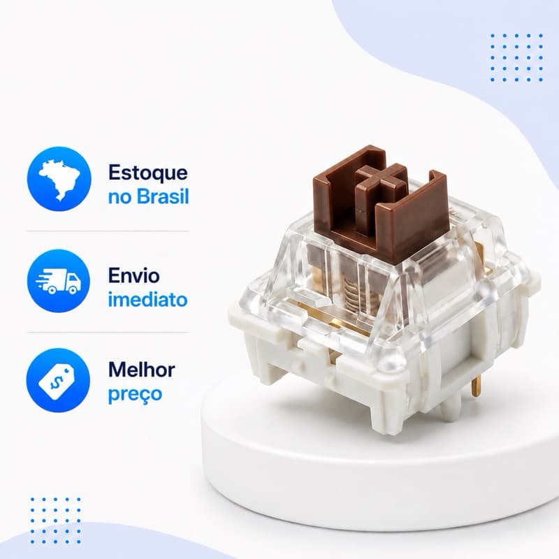 Botão Switch Outemu Brown Para Teclado Mecânico - Várias Opções