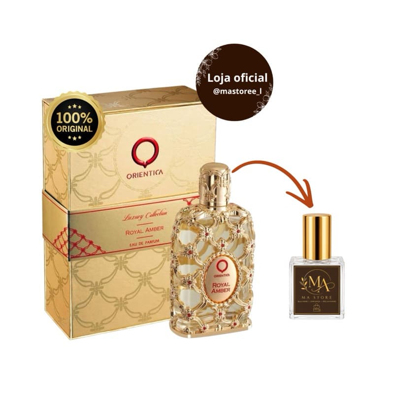 Perfume Royal Amber Árabe - Masculino Feminino | Fragrância Importada Marcante e Elegante