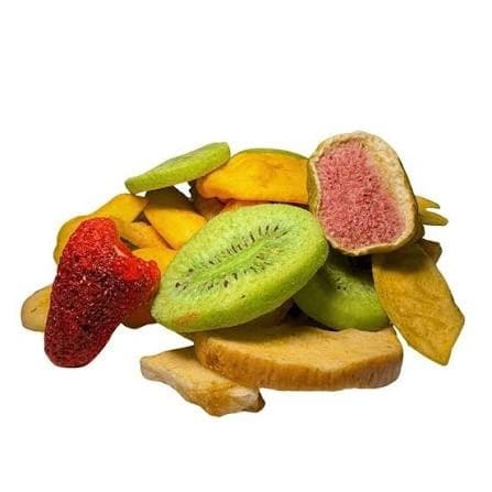 Chips Mix de Frutas Tropicais Zero Açúcar a Granel Fruta Crocante Snack Saudável