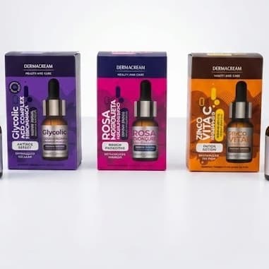 Serum facial revitalizador | Kit com 3 unidades | Serum Rosa Mosqueta, Glicolico, Vitamina C