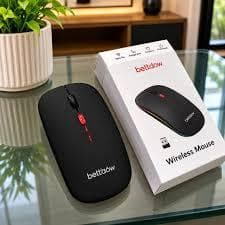 Mouse Sem Fio Dual Mode Bluetooth e 2.4Ghz Bateria Recarregável Led RGB Sensor 1200 DPI Ergo Lehmox