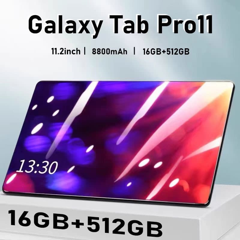 Tablet Android Tablet Original Novo Ideal para Vendas 16GB + 512GB Tablet Dual SIM 5G Tablet para Jogos