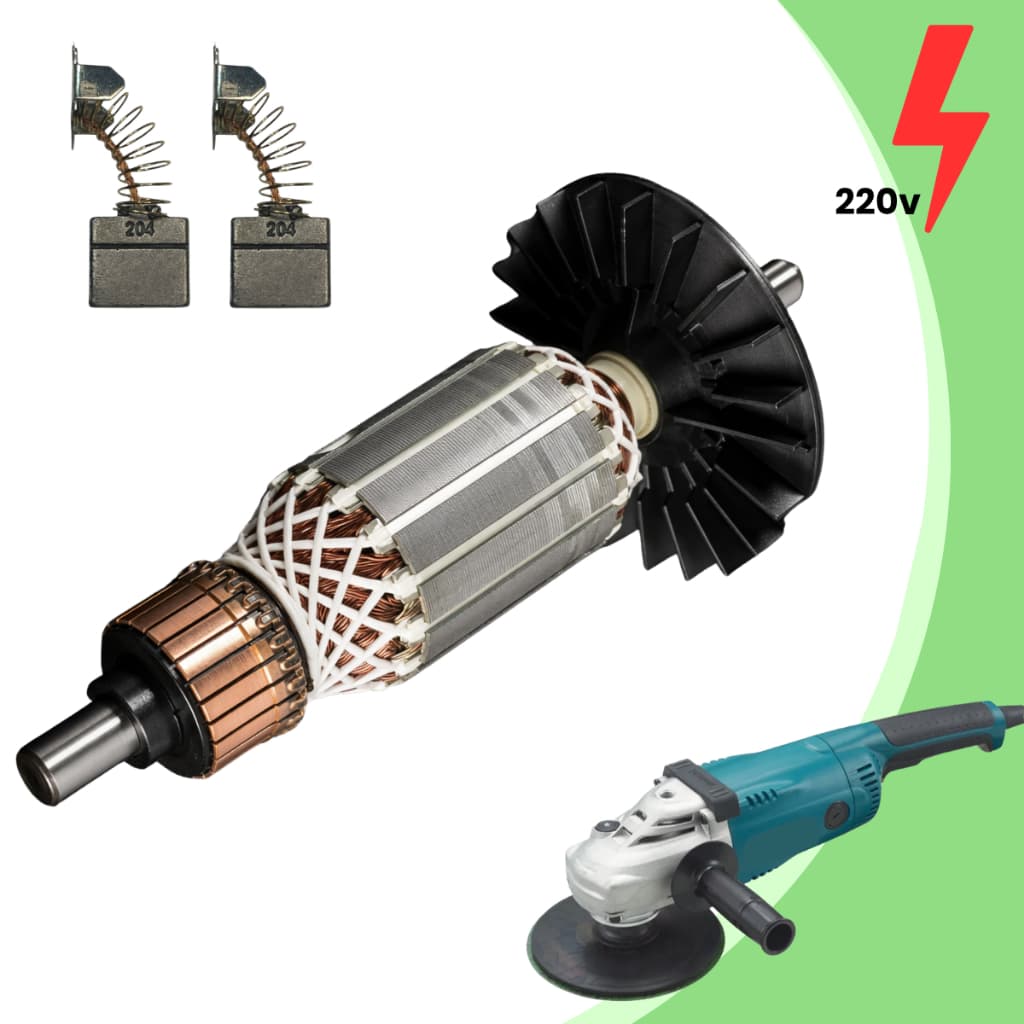 Induzido Esmerilhadeira Makita 517793-7 Ga7020 GA9020 SA7021 - 220V