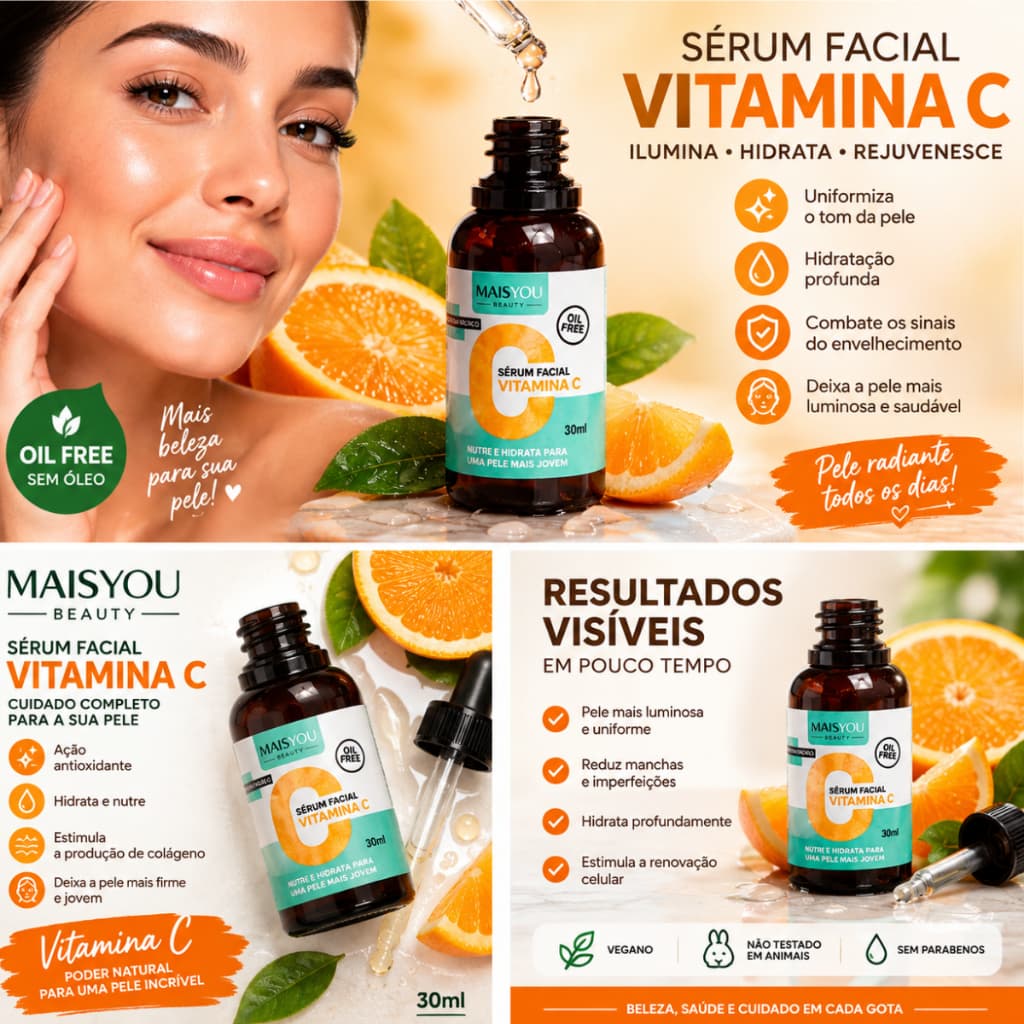 Sérum Facial Vitamina C 30ml – Maisyou Beauty