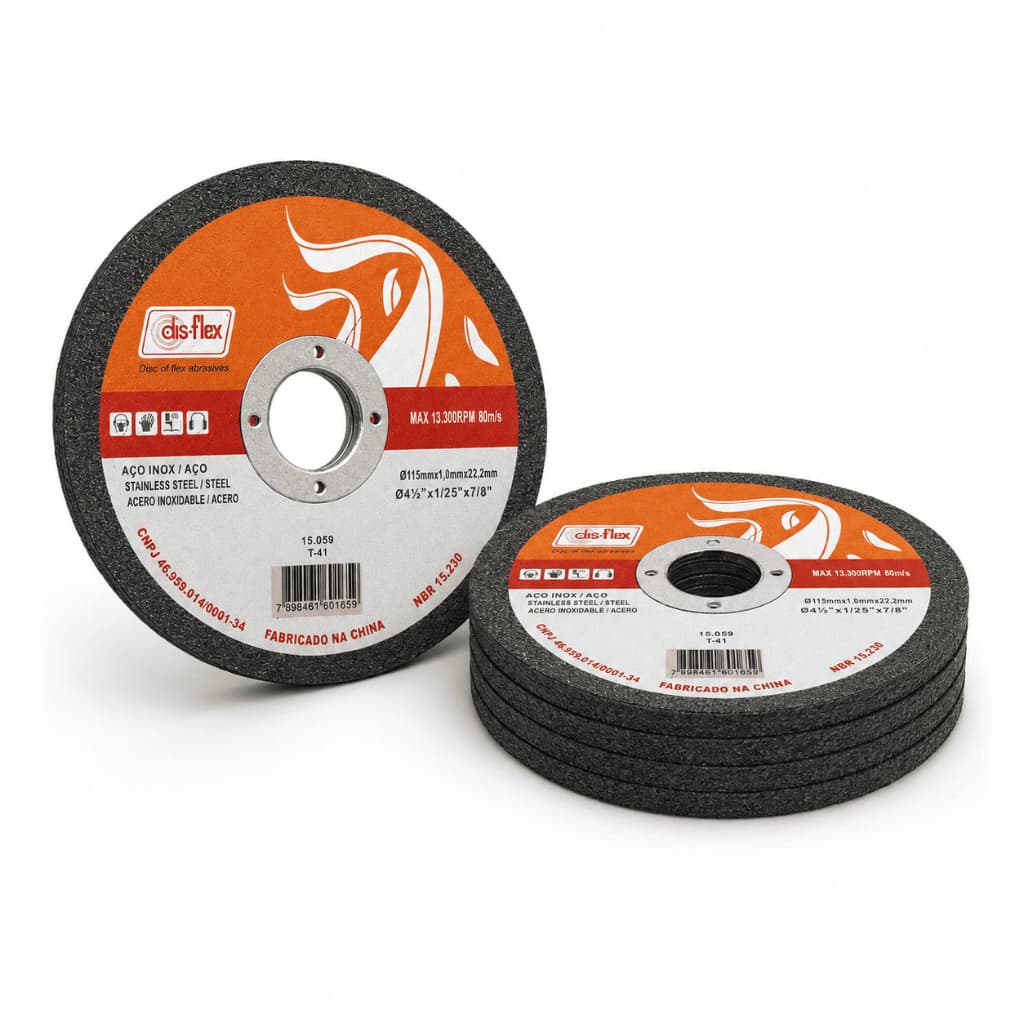 Kit Até 40 Disco De Corte Fino 4.1/2 115mm Inox Ferro Ldi Kit Combo Construção Atacado