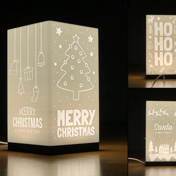 Luminária de Nata Led USB - Decoração natal - Presente natal - decoração casa