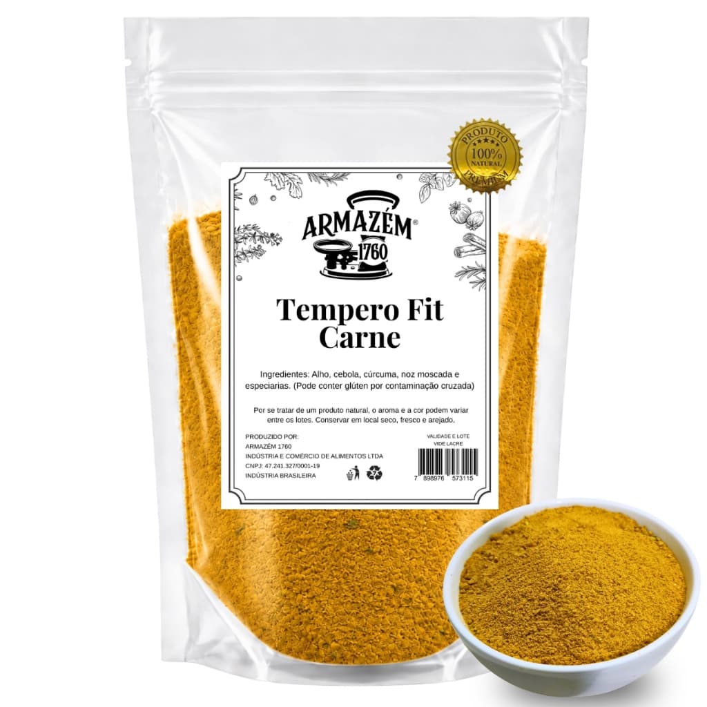 Tempero para Carne (100g a 250g) - Tempero Natural Puro