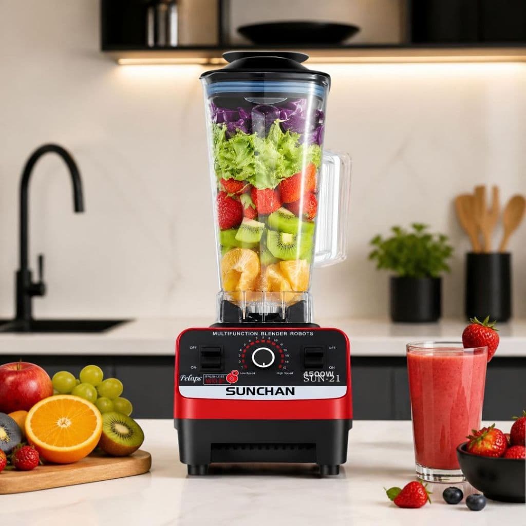 ⚡ Liquidificador Profissional 4500W 2L 127V Potente Cozinha Oferta Triturador Industrial
