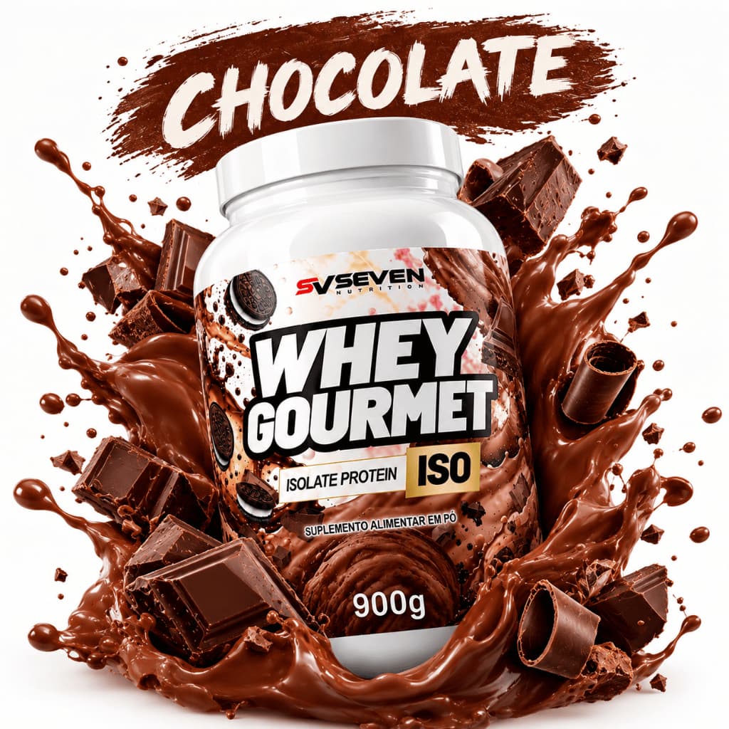 Whey Protein ISO Gourmet 900g Seven - CHOCOLATE