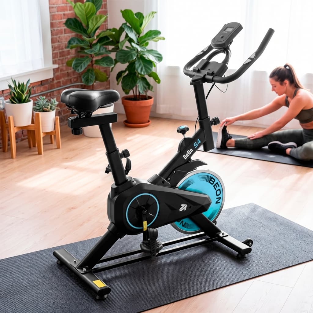 BICICLETA ERGOMÉTRICA SPINNING S4 GEN2 BEON AZUL