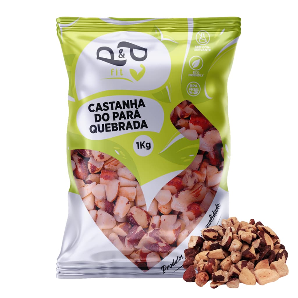 Castanha do Pará Quebrada- Nutrição e Sabor em Pedaços Práticos Rica em Selênio e Gorduras Saudáveis