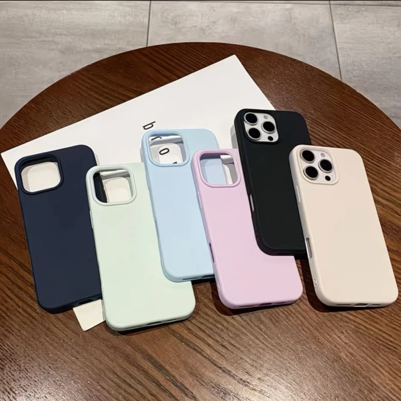 Capinha Case Silicone Aveludada Para iPhone 15/15Pro/15 ProMax Premium