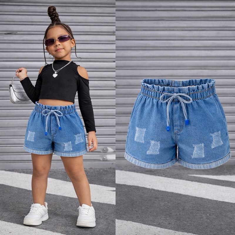 short jeans roupa infantil e juvenil  menina bebê 2 anos até 16 anos