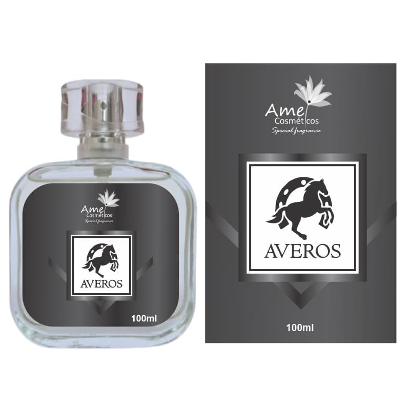 Perfume Averos Masculino Amei Cosmeticos Alta Fixação 33% de Essência Importada