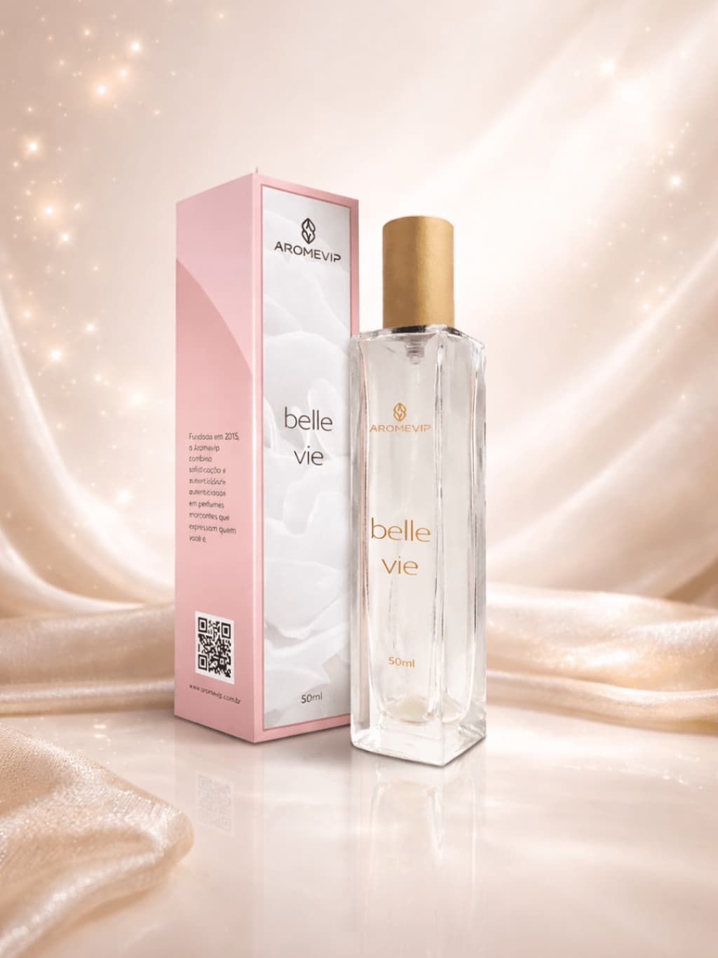 Perfume Feminino Belle Vie Arome VIP 50ml Luxo Floral Doce Alta Fixação Importado Dia Noite