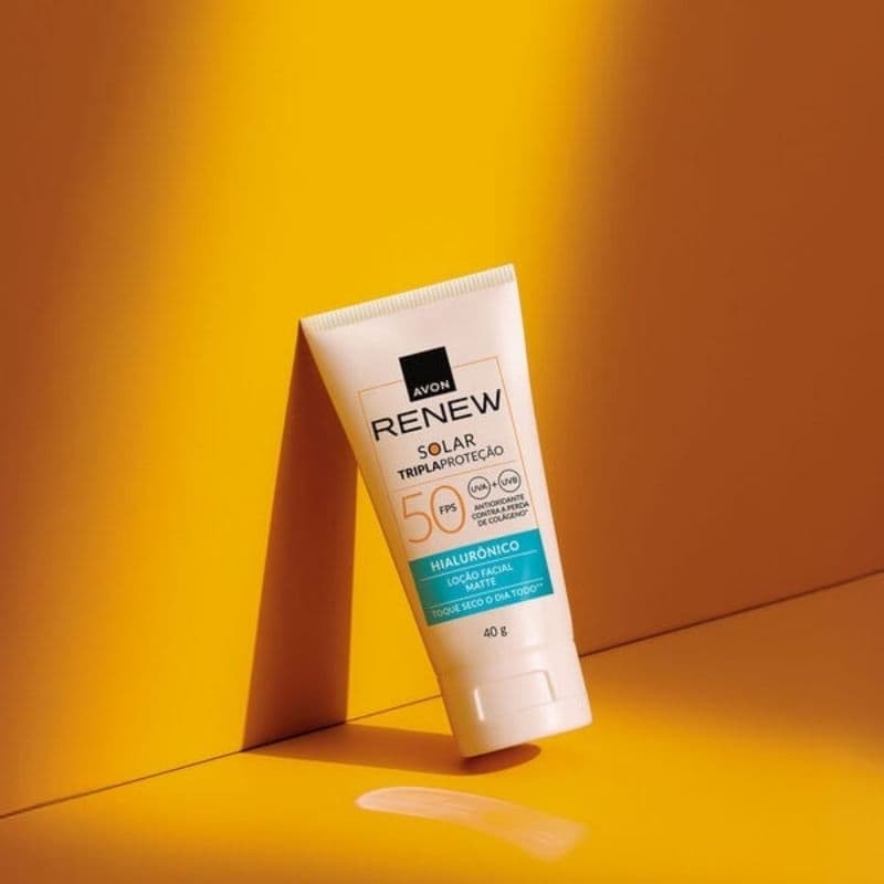 Protetor solar Facial Avon Renew FPS 50-40 g Vários tonalidade