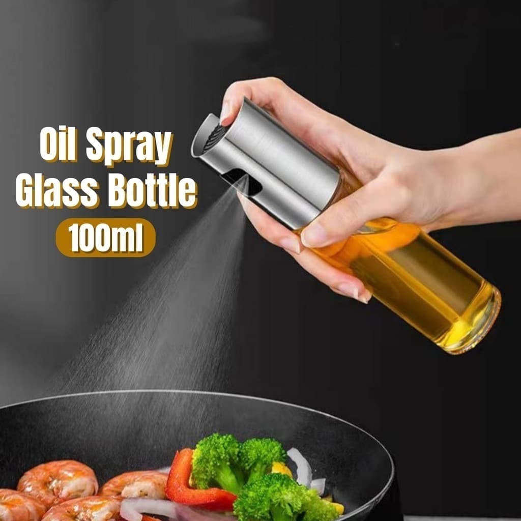 1/2/3 PCS Spray Pulverizador Vidro Inox Borrifador Azeite salada 100ml Vinagreessenciais De Cozinha Promoções