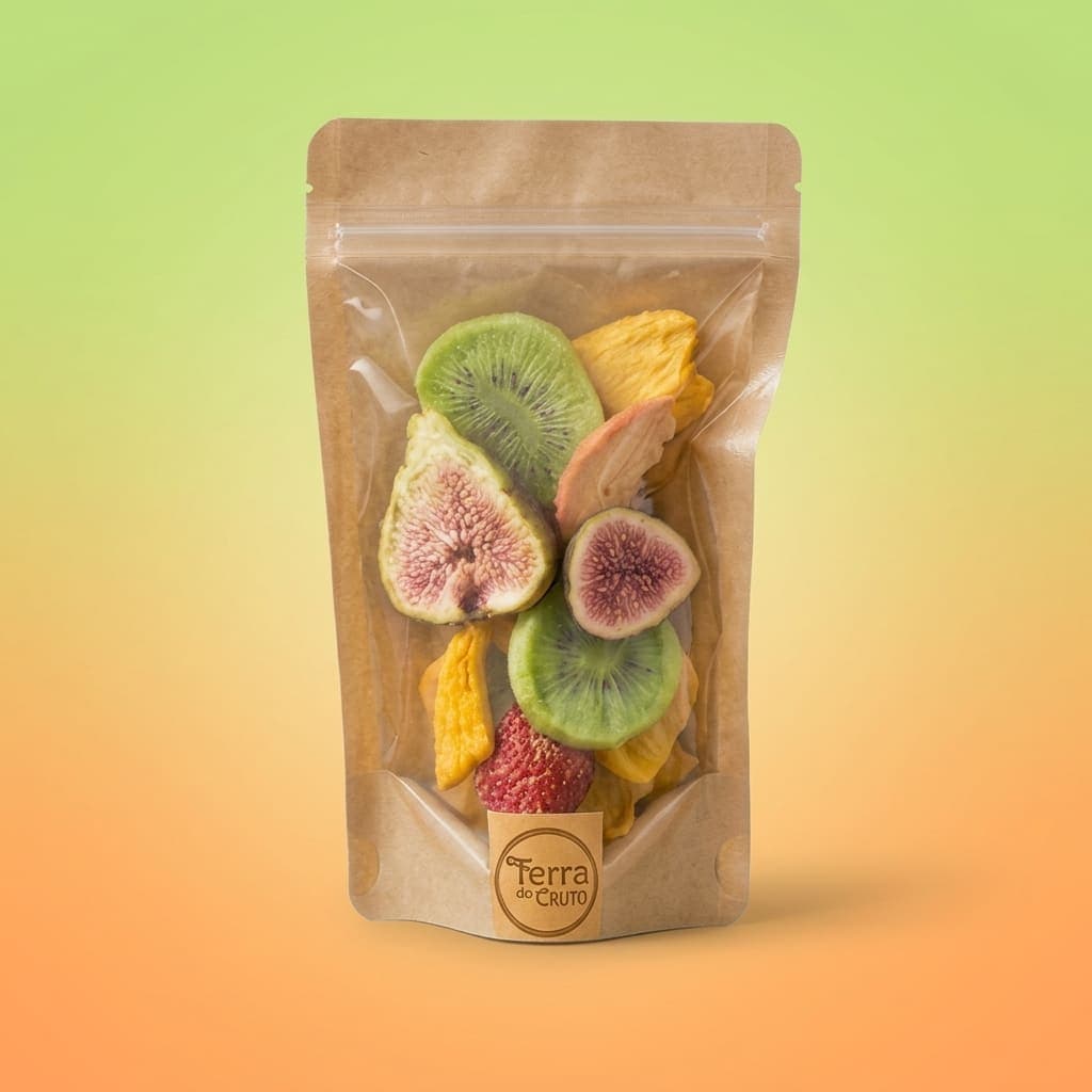 Mix de Frutas Liofilizadas 60g — Snack Saudável Sem Açúcar Adicionado Terra do Éden