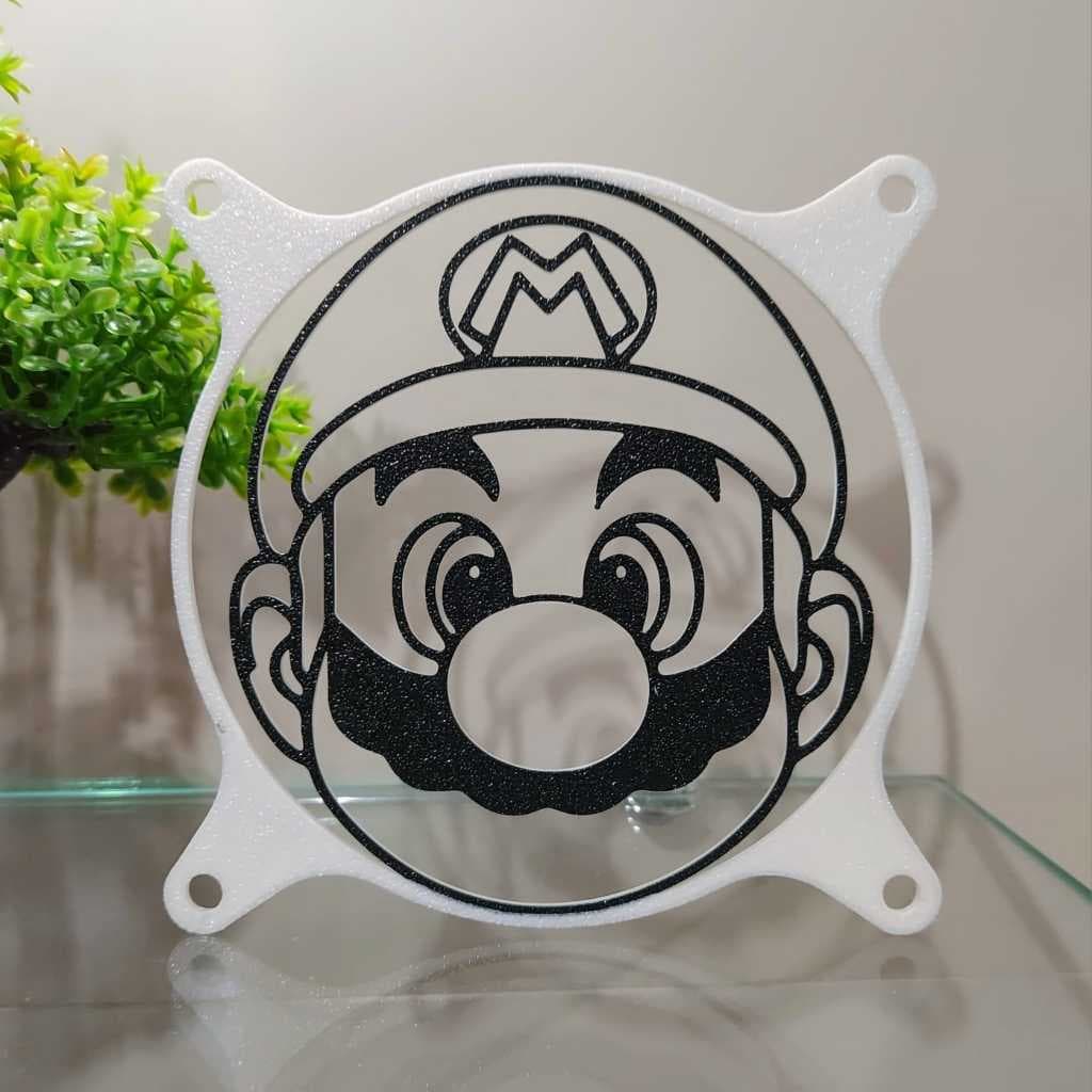 GRADE GRELHA PARA COOLER FAN GRILL 120MM X 120MM SUPER MARIO PEACH BOWSER PC SETUP GAMER