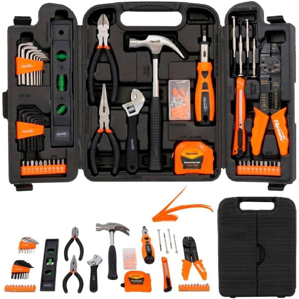 Kit Jogo de Ferramentas Completo com Chaves Sparta Ferramentas Cor Laranja