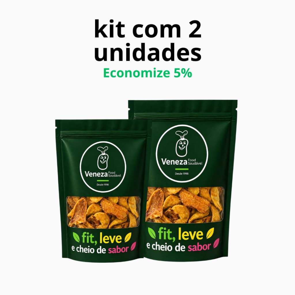 Mandioquinha chips (Veneza food saudável) - 60 gramas - kit 2 unid