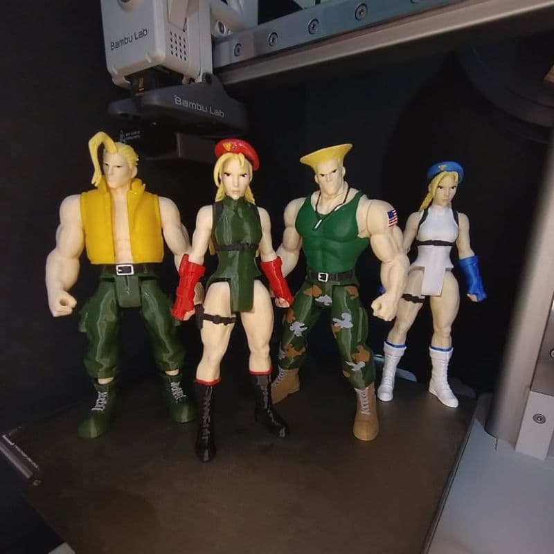 Boneco articulado Street Fighter
