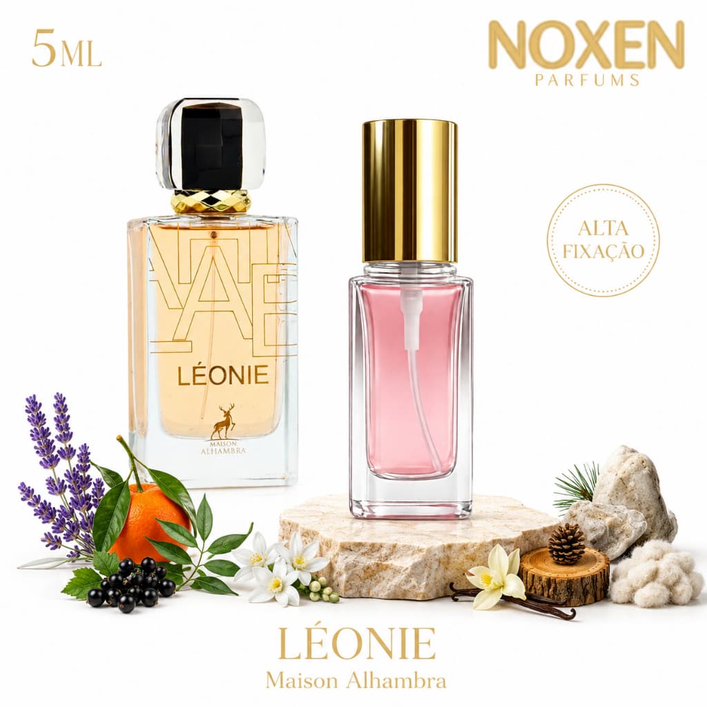 Perfume Feminino 5ml Premium Vidro Spray Léonie Elegante Sofisticado Importado