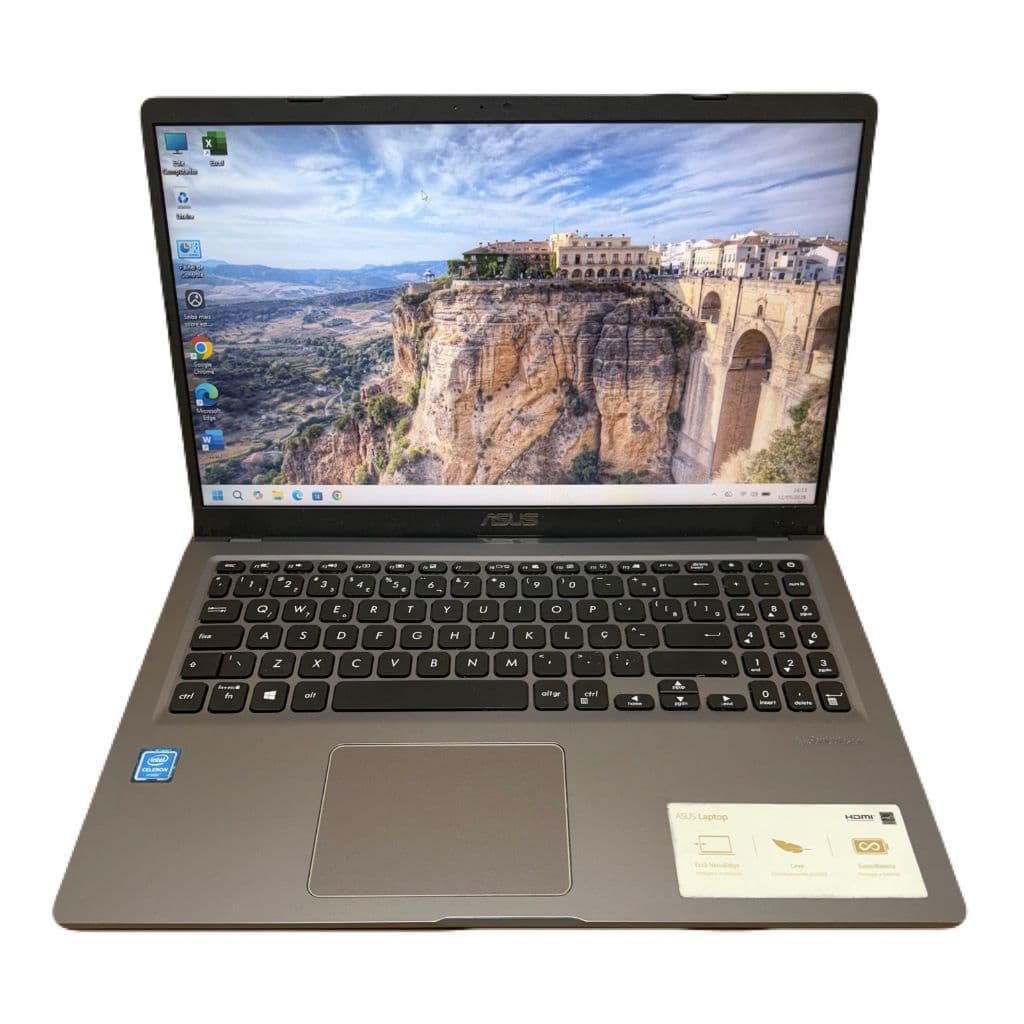 Notebook Asus Intel Celeron Ssd M.2 128gb 4gb Ddr4 Vitrine