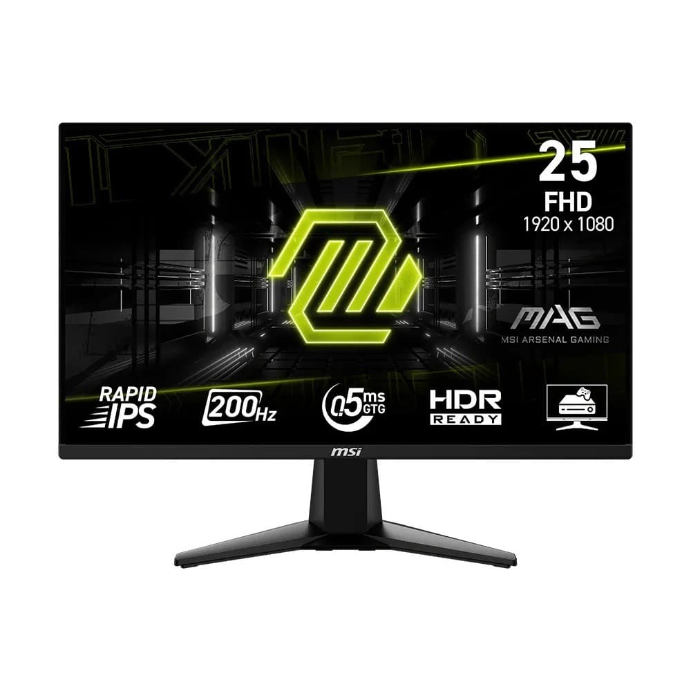 Monitor Gamer MSI MAG 255F E20, 24.5'', Full HD, 200Hz, 0.5ms - 9S6-3BC21M-046