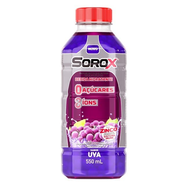 Bebida Hidrotônica Sorox Uva 550ml
