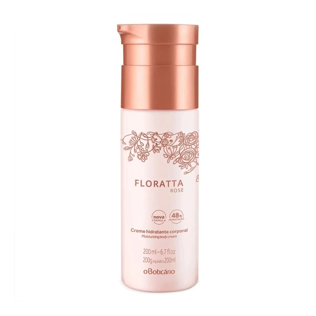 Floratta Rose Creme Hidratante Desodorante Corporal  200Ml - O Boticário