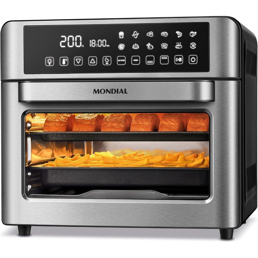 Fritadeira Air Fryer Forno Oven Digital 25L Mondial AFO-25L-BI - 127V