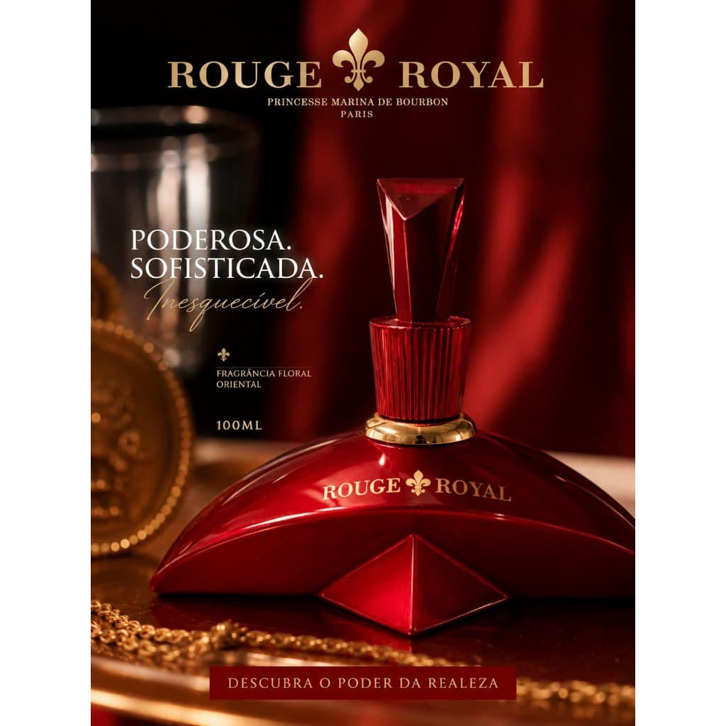 Perfume Importado Marina de Bourbon Rouge Royal Feminino 100ml Original EDP