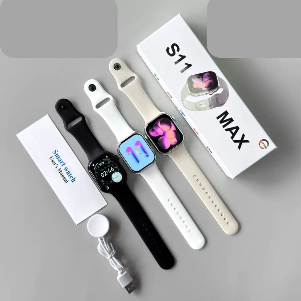 Relógio Smartwatch S11 MAX Serie 11 Amoled Chat GPT 46mm Ilha Dinamica GPS