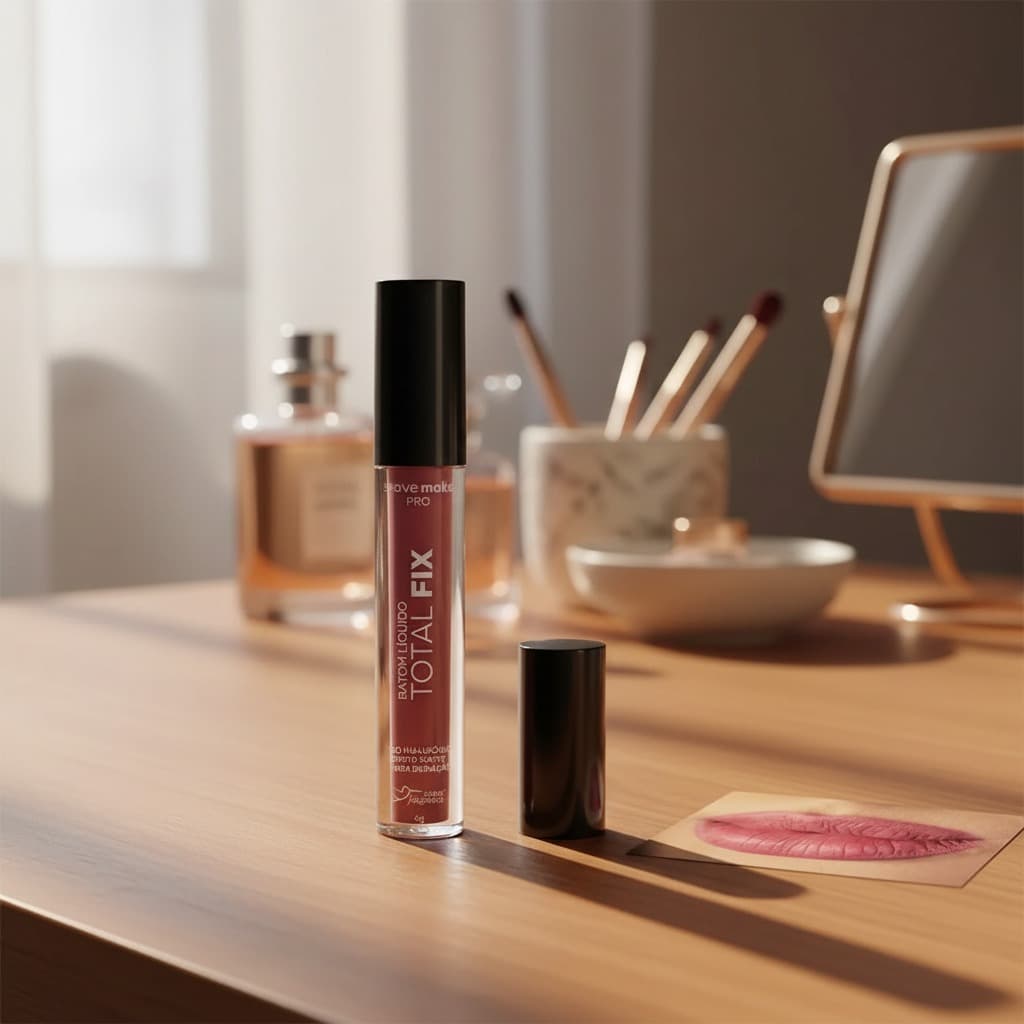 Batom Liquido Matte Total Fix CAMILA - Suave Fragrance 4g